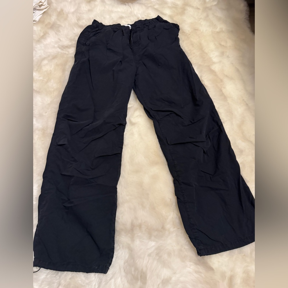 Zara Black Parachute Pant
